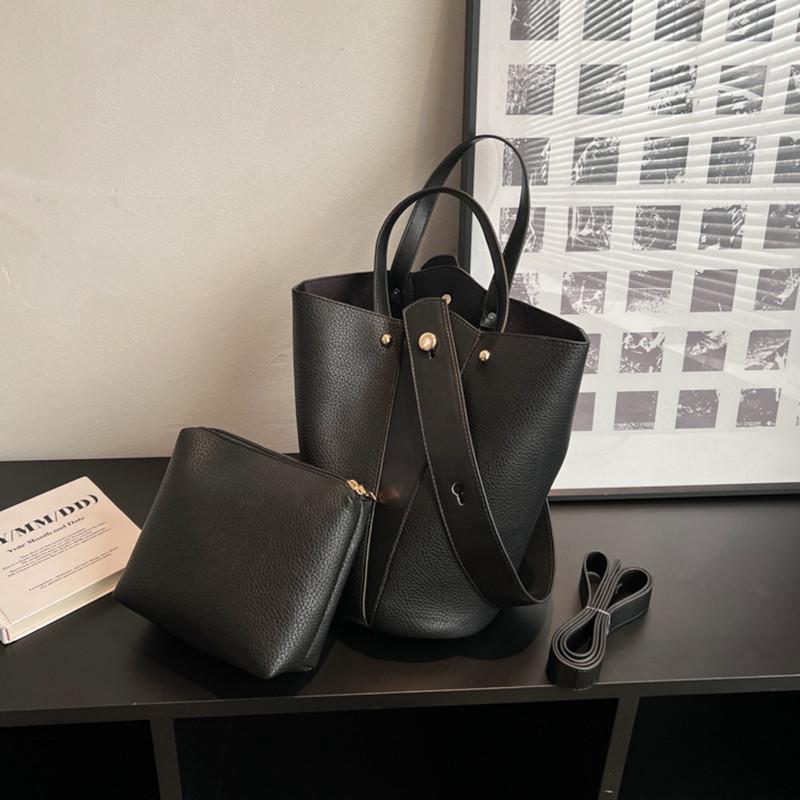 Modetrend Luxus-Designer-Damentaschen solide Beuteltasche für Frauen Umhängetasche Schultertasche