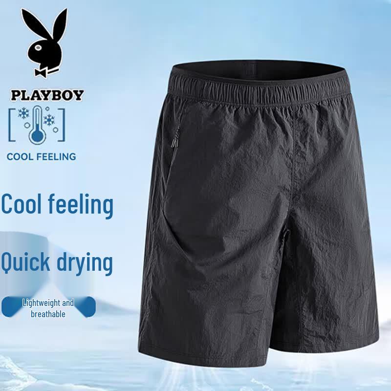 Playboy Men s Cooling Loose Fit Casual Shorts XL
