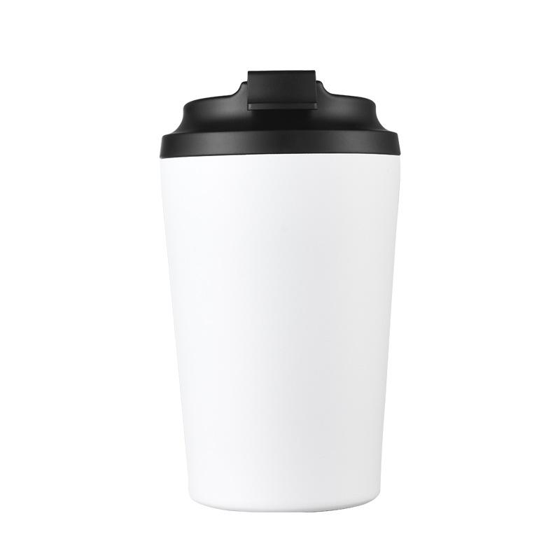 12oz Coffee Mug Stainless Steel Thermos Mug Car Insulated Flask Water Tumbler for Outdoor Sports Non-Slip Travel Vacuum Flask
