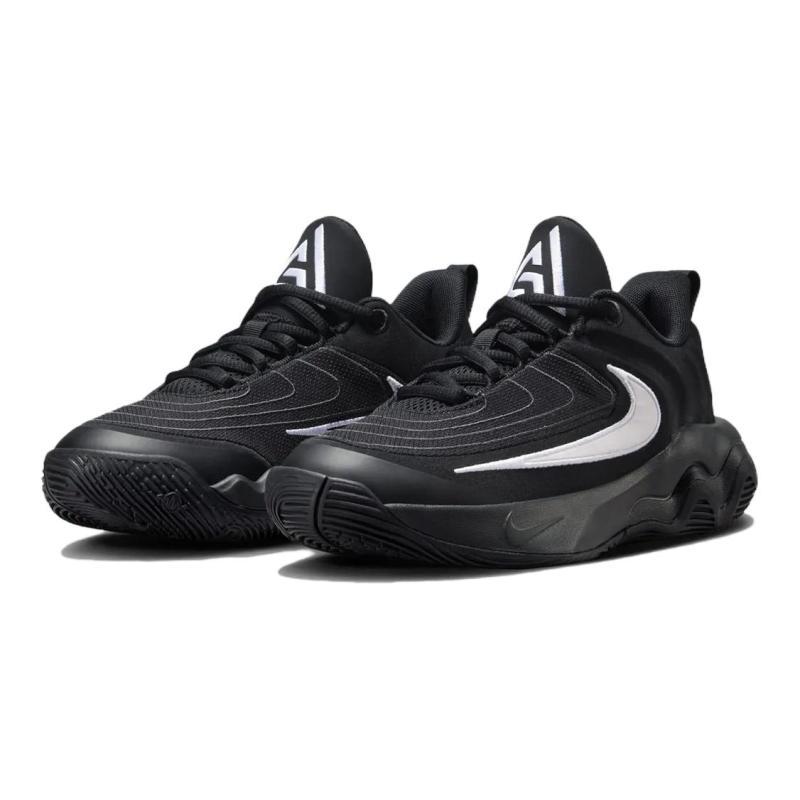 Nike Giannis Immortality Slip-Resistant Cushioning Wear-Resistant Low-Top Children's Basketball Shoes Black Kids' Sneakers FZ6734-001