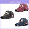 Kanada Gestickte Baseballkappe Ahornblatt Vintage Gewaschen Schnabelmütze Sonnenschutz