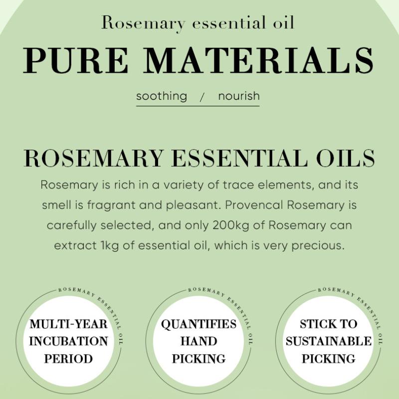 Botanický esenciální olej SADOER Růže Levandule Rozmarýn Hydratační Masážní Esenciální Olej