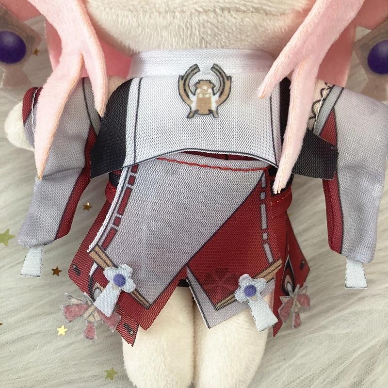 20cm Anime Game Genshin Impact Yae Miko Plush Doll Pillows Cosplay Cartoon Props Accessories