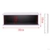 1/64 Parking Lot Showcase Container with LED Lights 11.81 x 5.51 3.94Inches Backdrop Protective