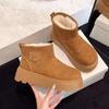 Thick-soled and Fleece High-top Snow Boots for Women, Thick and Warm Cotton Shoes and Boots
