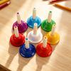 Hand Bell Color-Coded Musical Handbell Metal for Classroom, Children, Beginners