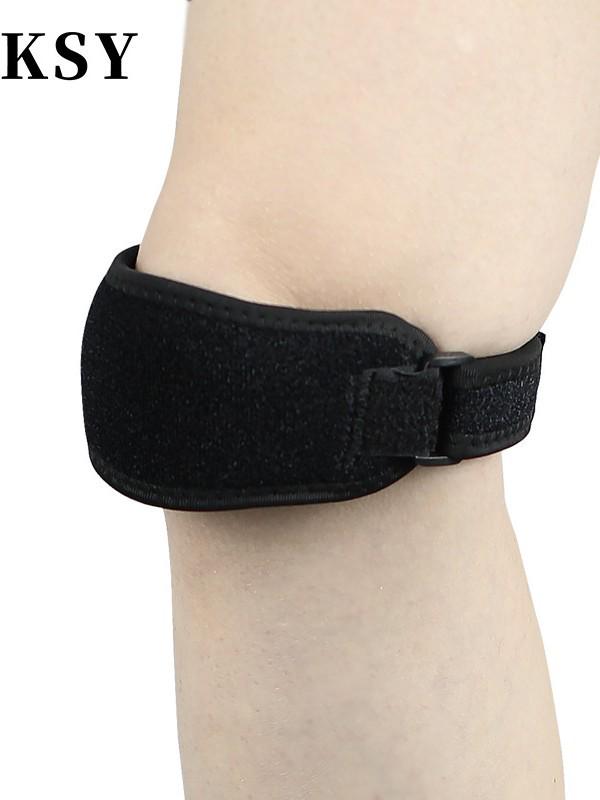 Sports Shock Absorption Compression Knee Strap for Patella Support and Meniscus Protection in Running and Mountaineering