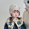 Baby Knitted Winter Hat With Ears For Toddler Girls Kids Warm Windproof Cap