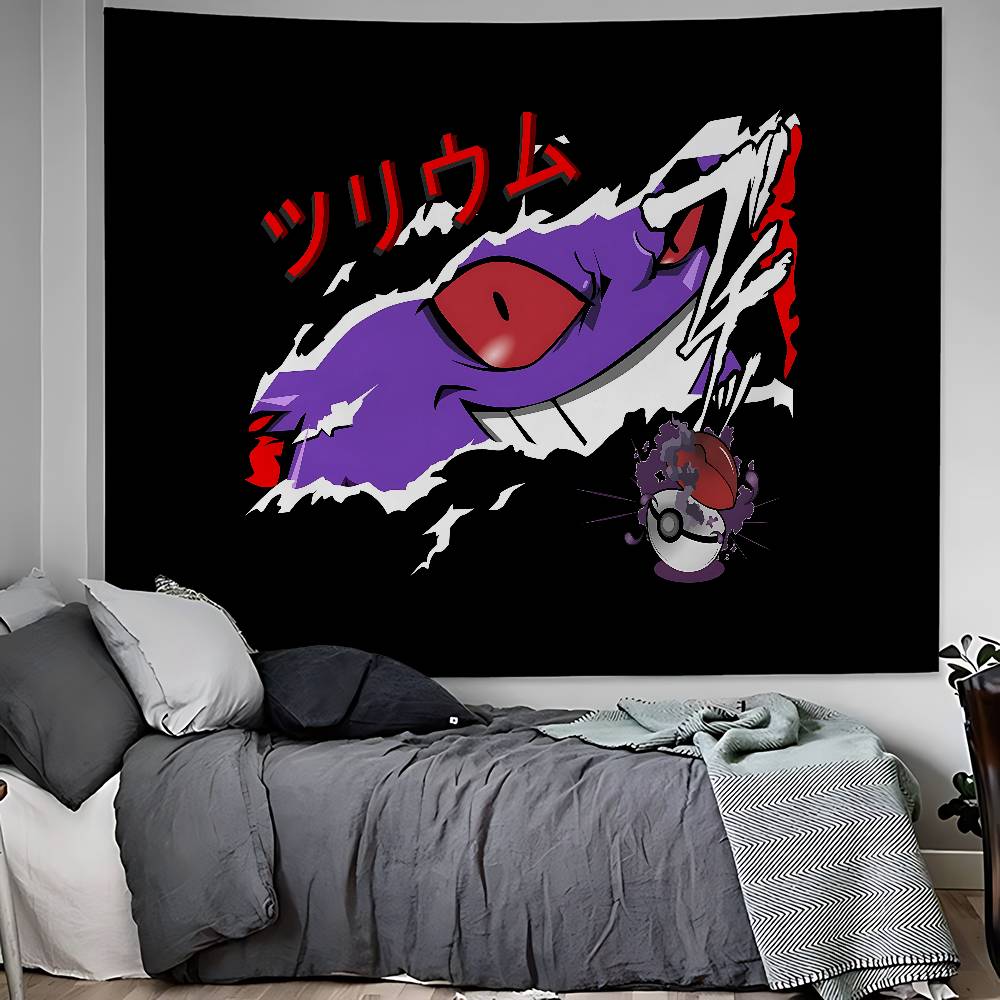 Japanese Anime G-GengarS Chart Tapestry for Living Room Home Dorm Decor Art Home Decor
