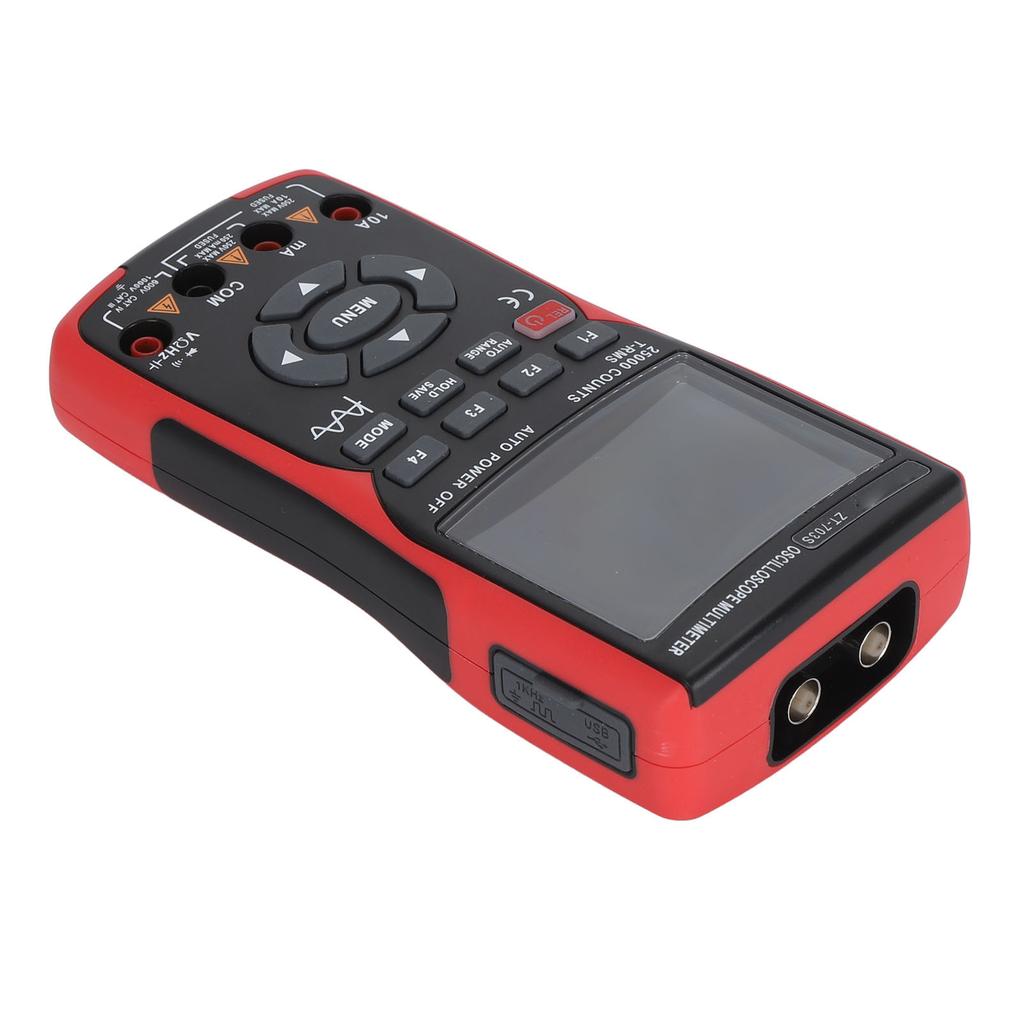 Ręczny oscyloskop multimetr z ekranem 3,5 cala Wysoka dokładność Dwukanałowy 25000 zliczeń Oscyloskop