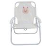 Kids Beach Chair with Umbrella Cute Cartoon Animal Print Foldable Portable Baby Camping Chair for Outdoor Activities