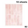 5/10Pcs Non Fading Wall Tile Stickers Peel and Stick Waterproof Oil Proof Heat Resistant for Dining Area Wall Decoration