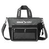 HONOR GOLF Round Tote Bag (Gray X Black) [Supervised by PGA Professionals and Featured In Golf Magazines] [Waterproof 600D Fabric, 11 Pockets, Cart Ba