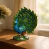 Tańczący Paw Figurki do Salonu Elementy Dekoracyjne do Sypialni Przedmioty do Dekoracji Domu (27cm*24cm)