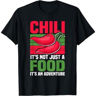 Chili-Muster Mexikanisches Scharfes Essen T-Shirt Kurzarm T-Shirt Damenbekleidung Mode Grafik T-Shirts