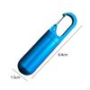 Keychain Pill Holder Metal Portable Case Container for Office Purse Outdoor