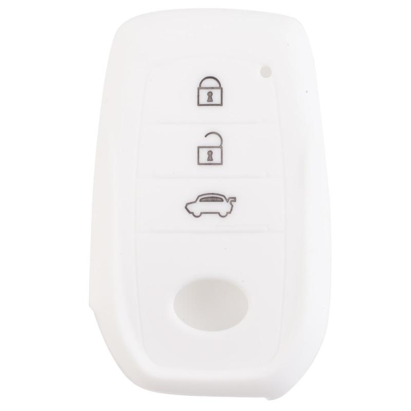 Silicone key cover is suitable for Toyota RAV4 RongFang Smart 3-key key case Highlander Vessa Lingshang protective cover