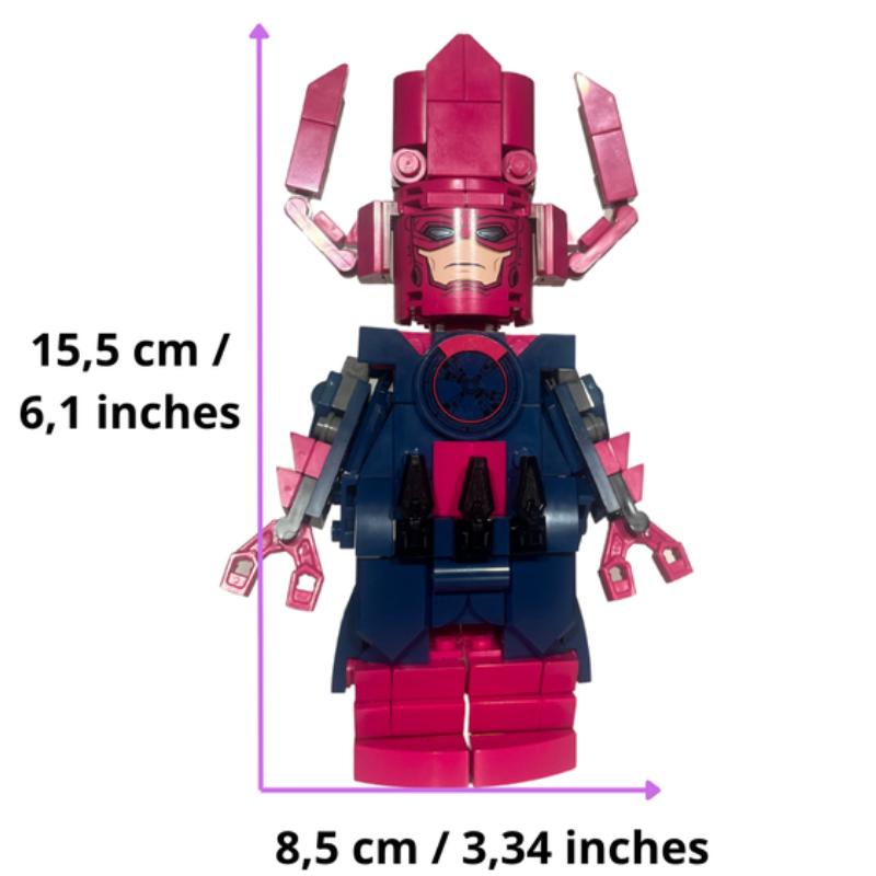 227 ks Moc Superhrdinové Film Komiksové Modely Galactus BrickFig Sestavitelná Stavebnice DIY Kreativní Sestavovací Kostky Hračka Dárek
