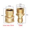 Fixtures Connector Gold Color High Pressure Home Plumbing