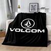 Coperte con logo V-VOLCOM stampato Flangia Coperta calda morbida e confortevole casa viaggio letto coperta coperte da picnic regalo di compleanno