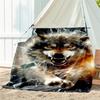 1pc animal blanket, all season lightweight home office outdoor nap multifunctional blanket