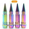 4pcs 60mm Pointed Valve Tips Universal Auto Parts Car Tires Valve Caps  Bicycle and Motorcycle