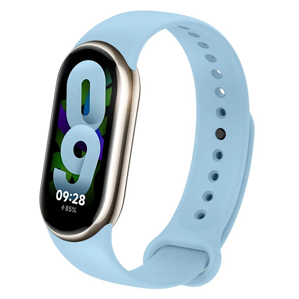 for Mi Band 8 9 Strap mi band 8 Accessories Silicone Sport Replacement belt Wrist pulseira correa for Xiaomi MiBand 9 Bracelet