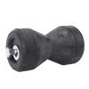 Boat Bow Trailer Roller Shockproof 95mm Black Rubber Bow Stop Bell Roller Enduring Marine Tool for Yacht