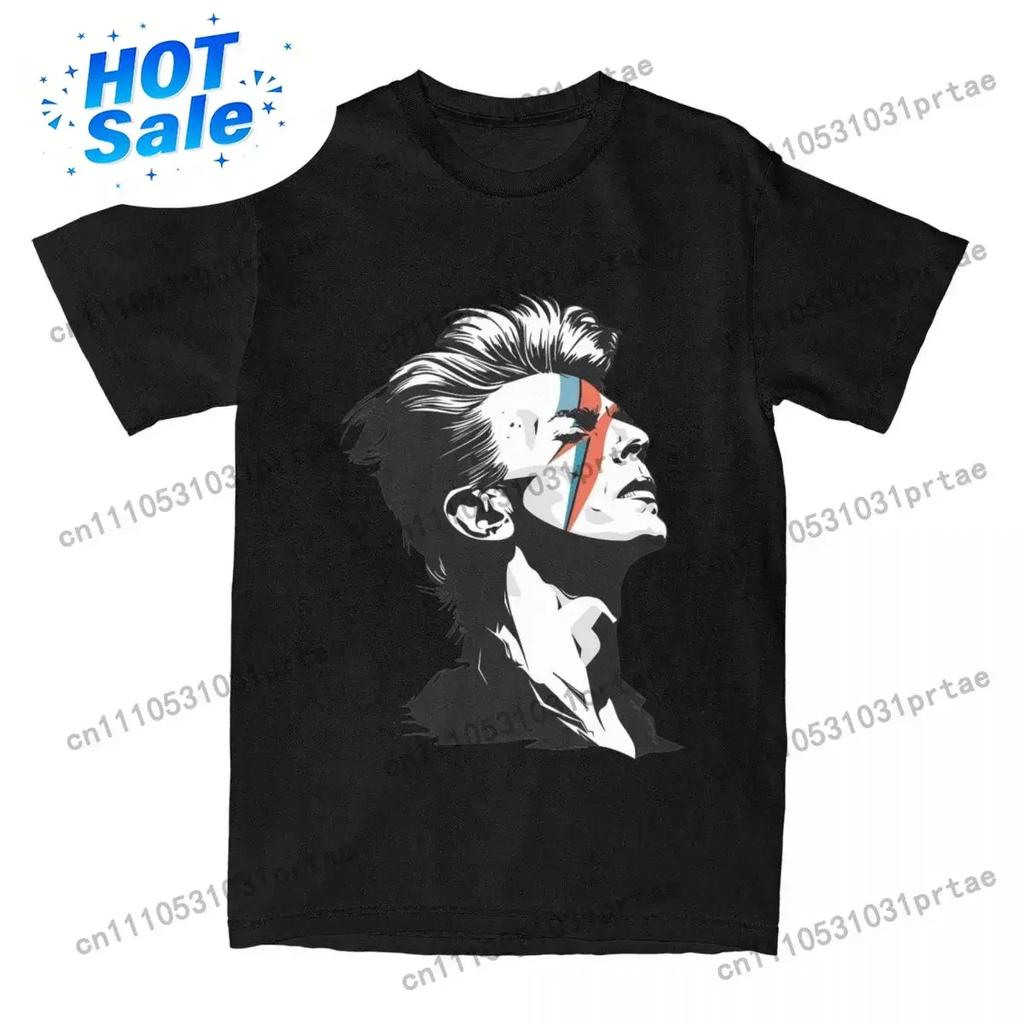 Hot Sale Davids Bowied Classic Poster Print Tshirt Unisex Wounisex Streetwear Y2k Fashion Cotton Summer New Tee Oversize Harajuku Top