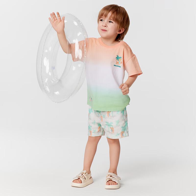 PawinPaw Cartoon Bear Boy's Short-Sleeve T-Shirt