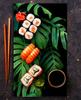 SZKLANA DESKA DO KROJENIA 30x52 Monstera