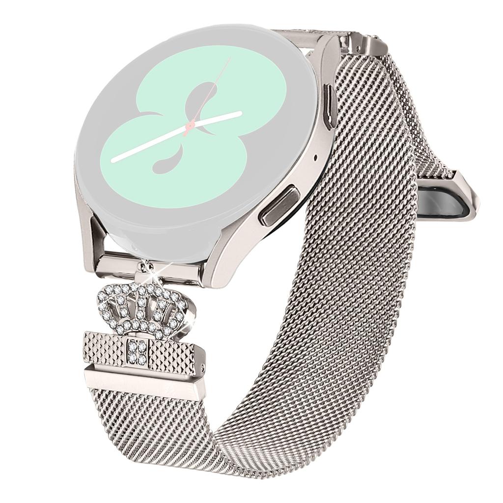 Milanese Band for Huami Amazfit Bip 3/3 Pro Magnetic Crown Clasp Stainless Steel Strap