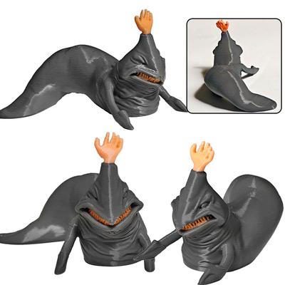 Bloop Meeresungeheuer 3D-gedrucktes Modell El Gran Maja & Gruseliger Dinosaurier Flexible Fidget-Spielzeuge Gruselige Kryptiden Dekoration Schreibtisch-Ausstellungsstück Geschenk