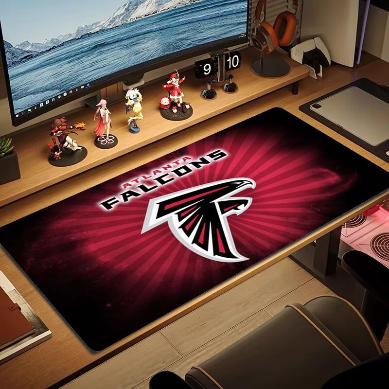 Atlanta Falcons Color Mouse Pad Large Gaming Table Cushion Non-slip Laptop Tablet Big Mousepad XXL Mat Mini PC Playmat With Lock Edge