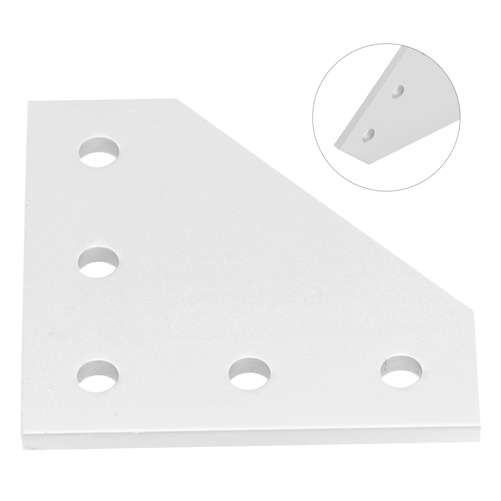 

Серебряный угловой кронштейн без винтов 1 шт 5 отверстий 90 градусов черный серебряный