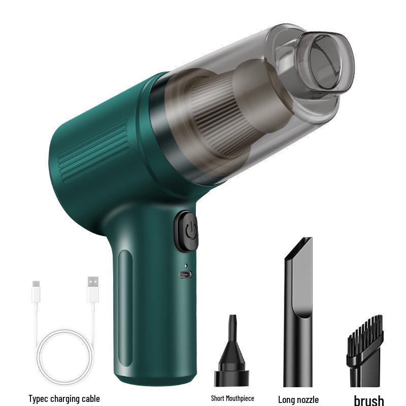 Wireless Multi-Function Handheld Car Vacuum: High-Power Portable Suction & Blowing All-in-One Cleaner