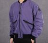 adidas Jackets Men's Tech Purple/Black Stand Collar Moderate Other FM9384