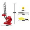 Auto Baseball Pitching Machine Ball Launcher for Kids 4+ Children Girls Boys Red Training Equipment Batting Practice Toy for Tee