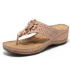 Women Sandals Bohemia Style Summer Shoes Women Heels Sandals Flowers Wedges Shoes Sandalias Mujer Beach Women Flip Flops