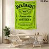 Jack Daniel'S Old No Brand Tennessee Sour Mash Whiskey Jack Daniel Distillery Lynchburg Tenn Usa Tapestry Background Cloth Wallmounted