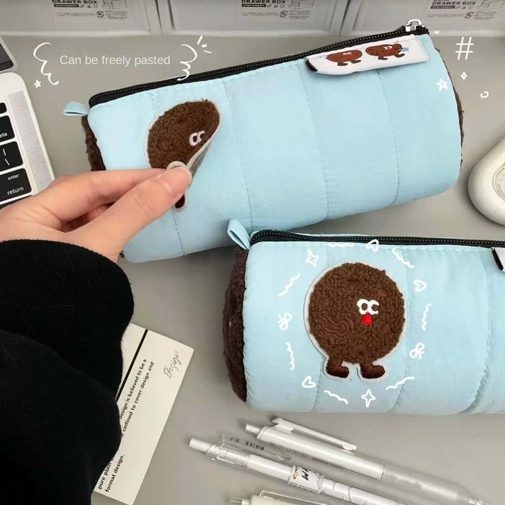 Desktop Storage Korean Style Pencil Case Lovely Cookie Pencil Pouch Boys Girls