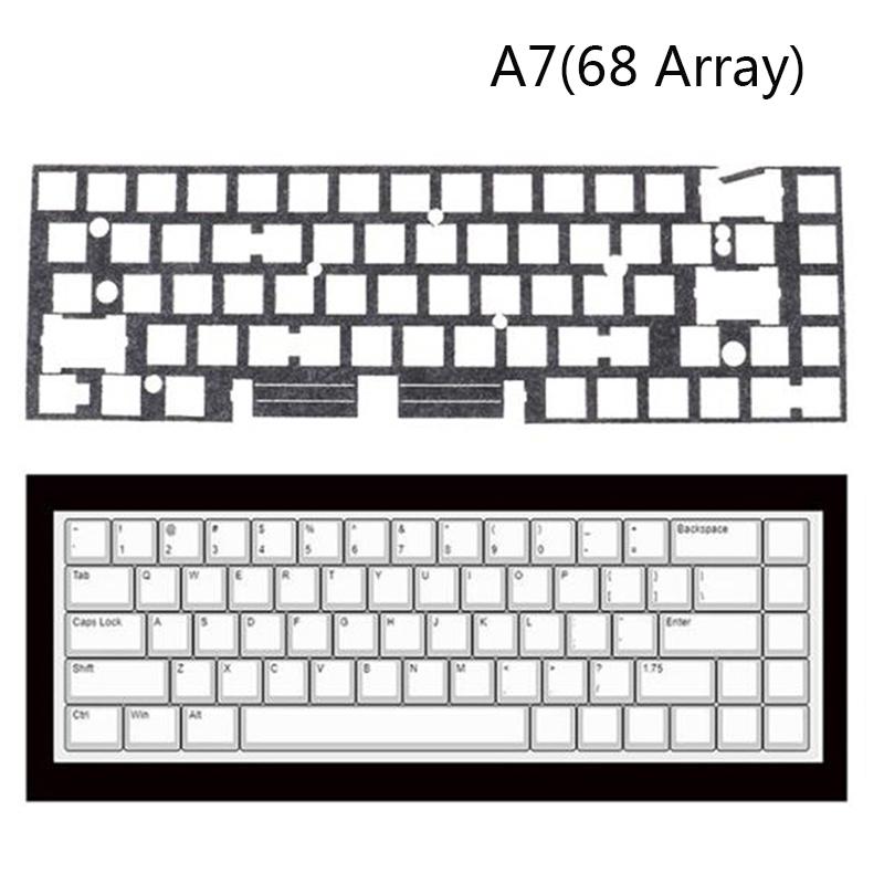 Foglio smorzatore di rumore per interruttore, cuscinetto morbido, spugna di schiuma per tastiera meccanica