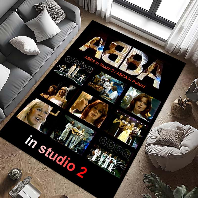 ABBA Ikonisches Musik-Erbe Teppichbodenmatten Wohnzimmer- und Schlafzimmer-Matten Badezimmer-Matte Kunst Mode