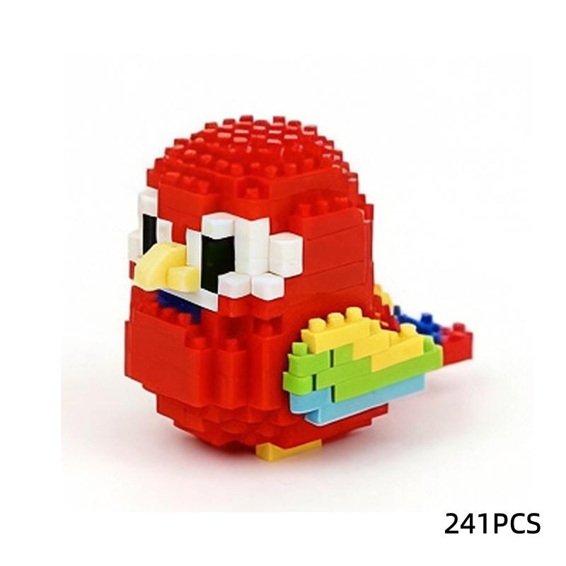 

Bird Micro Building Blocks Set, Colorful Parrot Animal Figures, Creative Educational Toys Gift for Kids Boys Girls