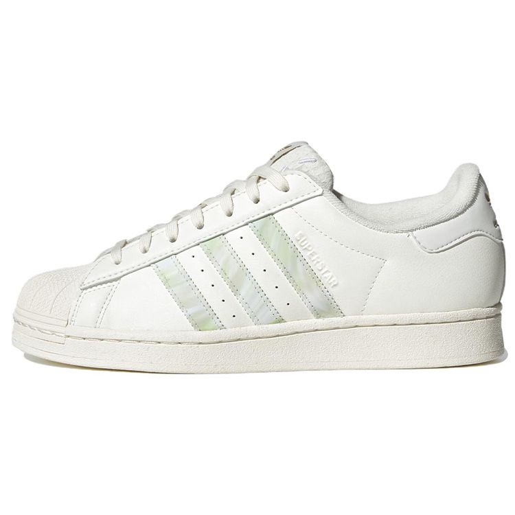 Adidas Originals Superstar Vegan Comfortable Versatile Low-Top Sneakers Women Sneakers Off-White HQ6668