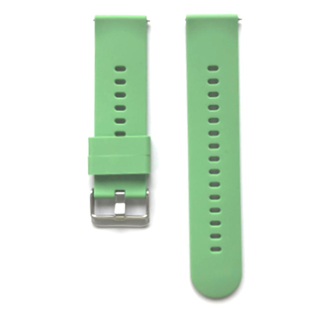 22/20mm Adjustable Sport Silicone Washable Replacement Strap Soft Wristband Bracelets Waterproof Washable Quick Release