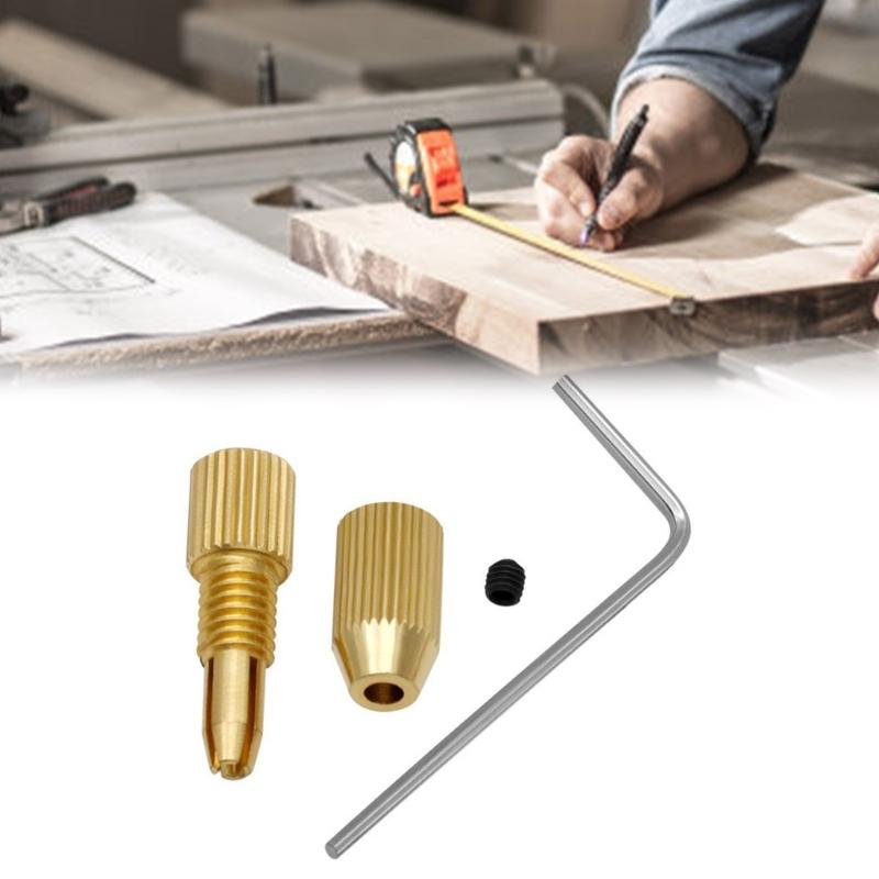 2.3mm Electric Motor Shafts Mini Chuck Fixture Clamps 0.8mm-1.5mm Small To Drill Bit Micro Chuck Fixing Device