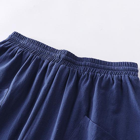 Plus Size S-9XL Men Japanese Kimono Cardigan Pants Set Cotton Linen Samurai Costume Harajuku Loose Jacket Suit