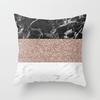 Fashionable and Simple Geometric Golden Peach Leather Velvet Pillow Case Car Sofa Cushion Pillow Backrest Lazy Man