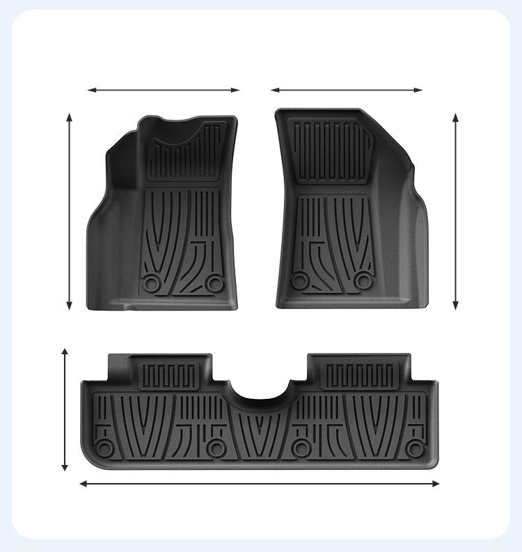 Eco-Friendly TPE Floor Mats for 2020-2024 Buick Velite 6